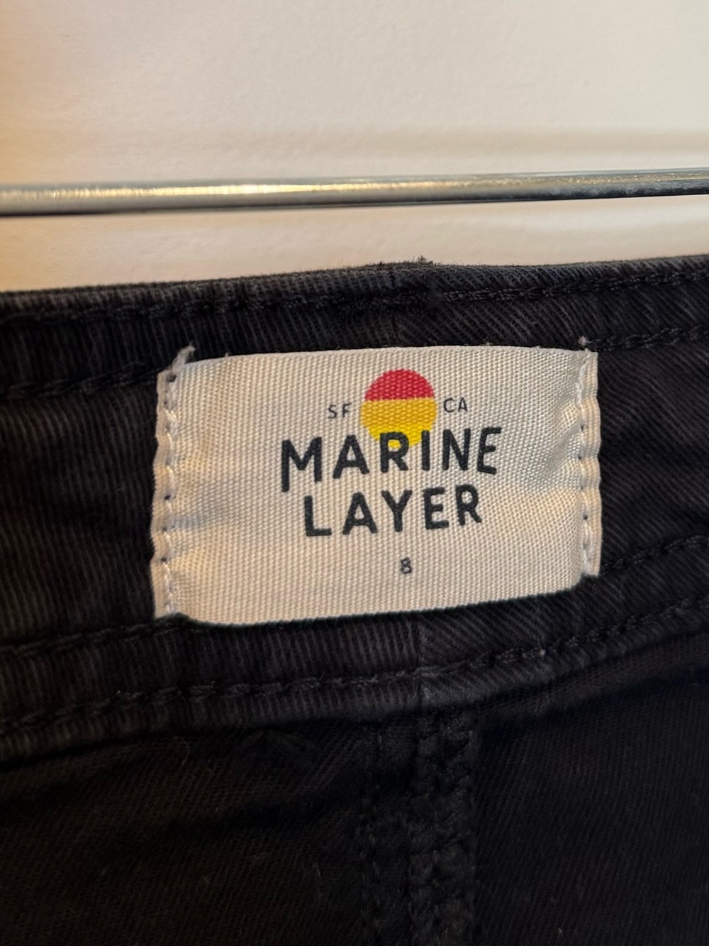Marine Layer Bridget Wide Leg Front Pocket Crop Pant sz 8 - Picture 7 of 8